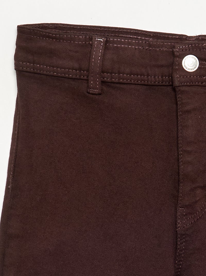 Jeans wide-leg Marrone - Kiabi