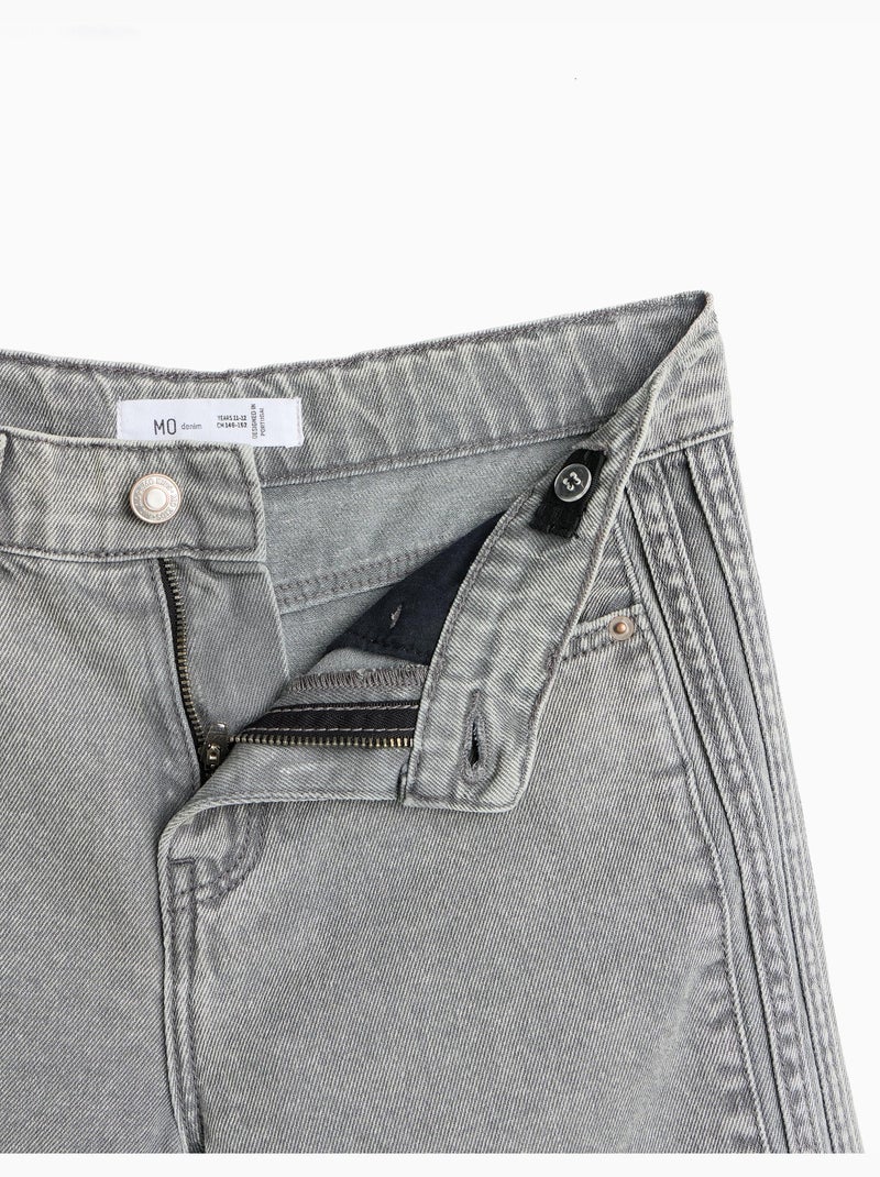 Jeans wide leg, mo fashion Grigio - Kiabi