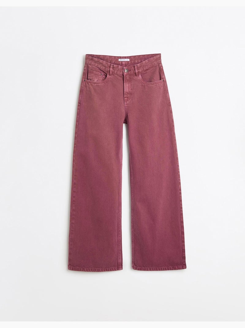 Jeans 'wide leg', mo fashion Rosso - Kiabi