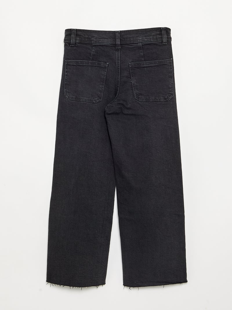 Jeans wide-leg Nero - Kiabi