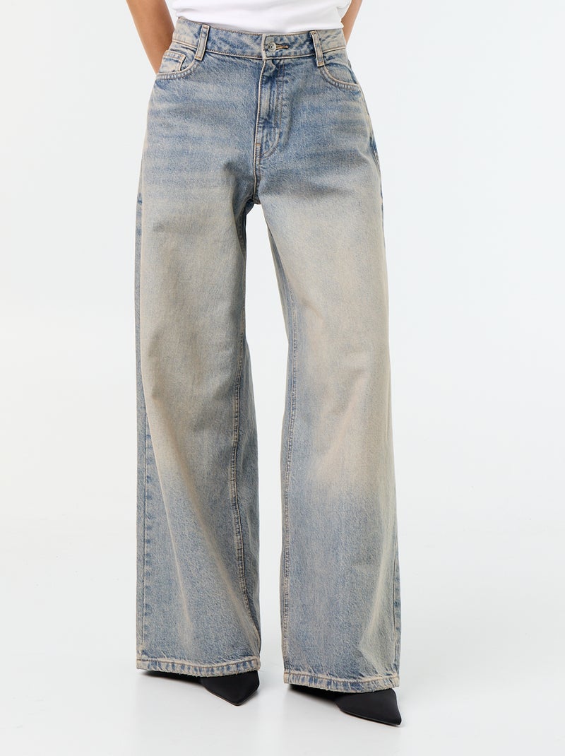 Jeans wide leg / taglio ampio Blu - Kiabi