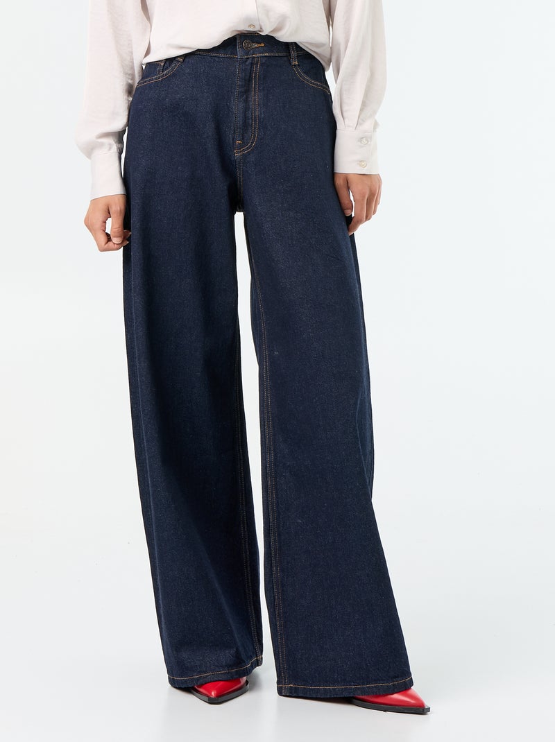 Jeans wide leg / taglio ampio Blu - Kiabi