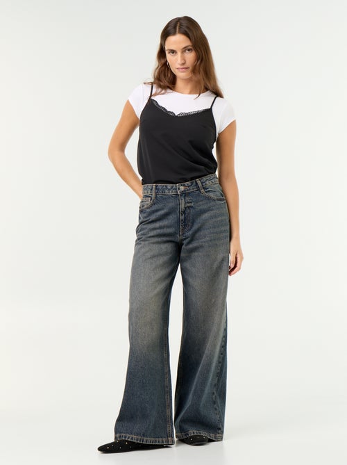 Jeans wide leg / taglio ampio - Kiabi Jeans wide leg / taglio ampio - Kiabi