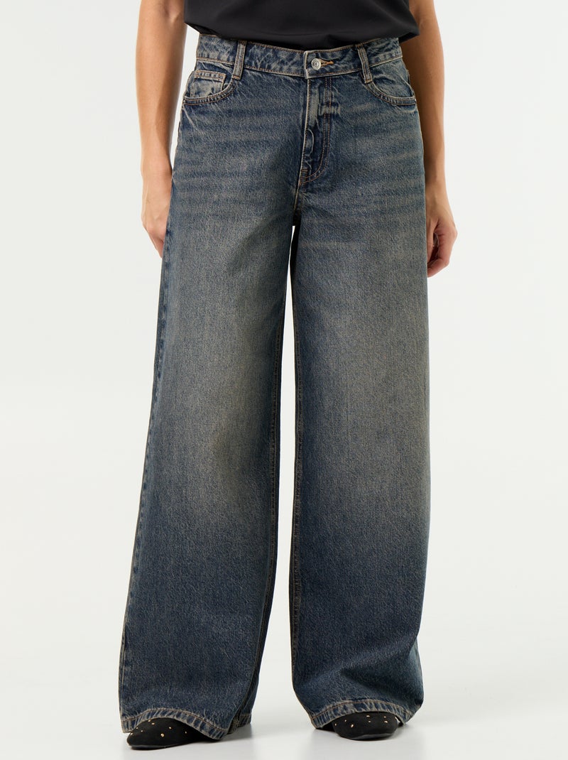 Jeans wide leg / taglio ampio Blu - Kiabi