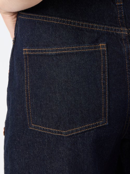 Jeans wide leg / taglio ampio con bottoni a pressione decorativi sui lati - Kiabi