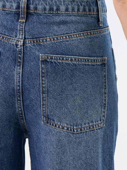 Jeans wide leg / taglio ampio con bottoni a pressione decorativi sui lati - Kiabi