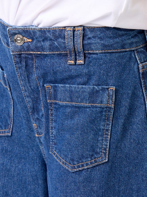 Jeans wide leg / taglio ampio con tasche applicate - Kiabi