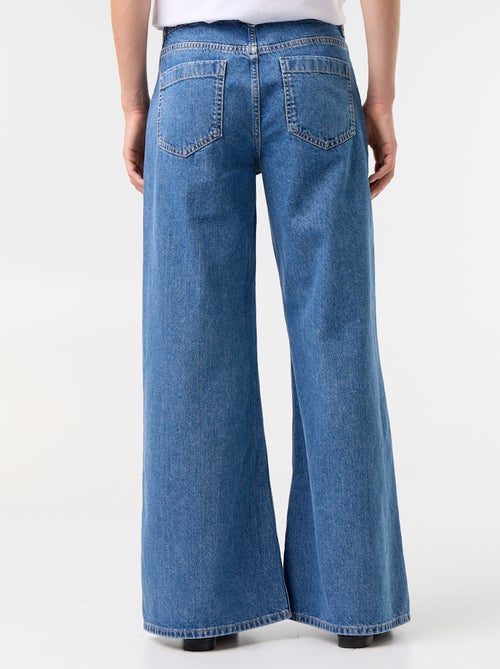 Jeans wide leg / taglio ampio con tasche applicate - Kiabi