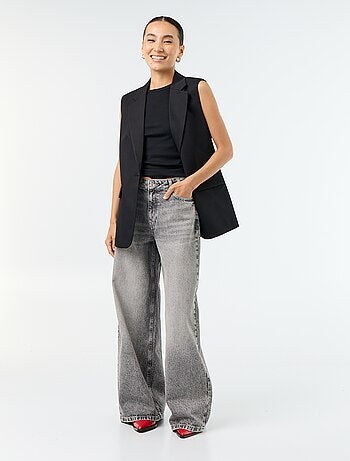 Jeans wide leg / taglio ampio