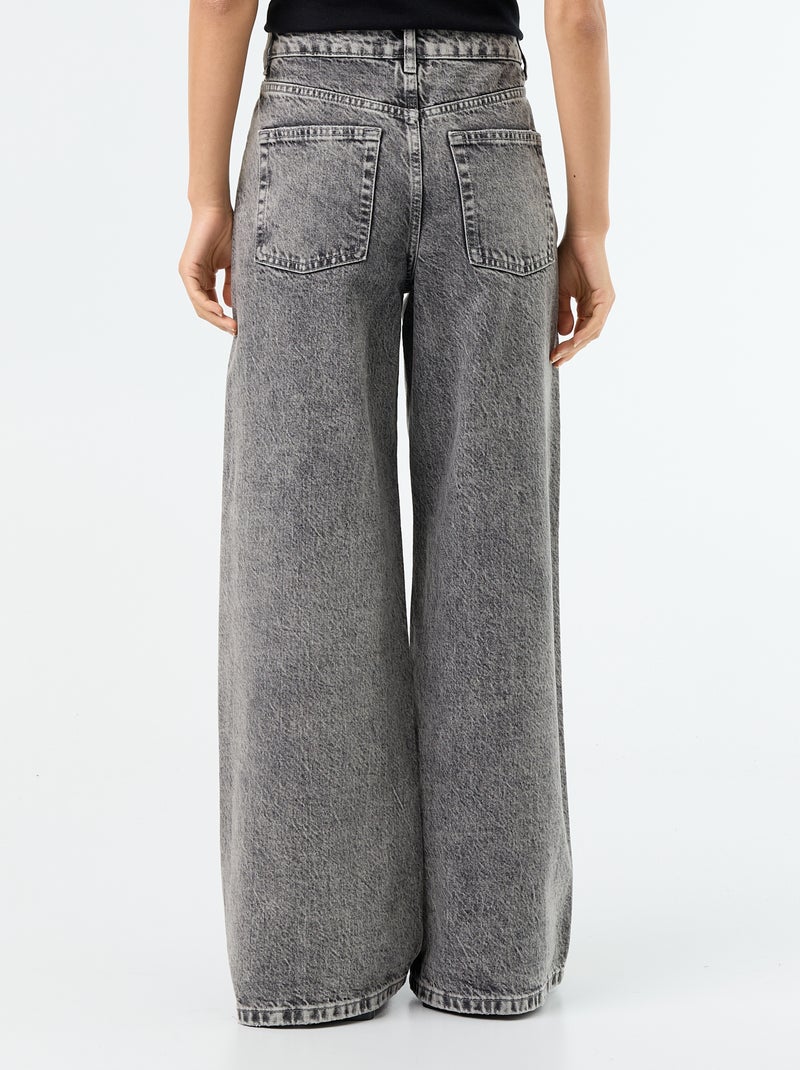 Jeans wide leg / taglio ampio Grigio - Kiabi