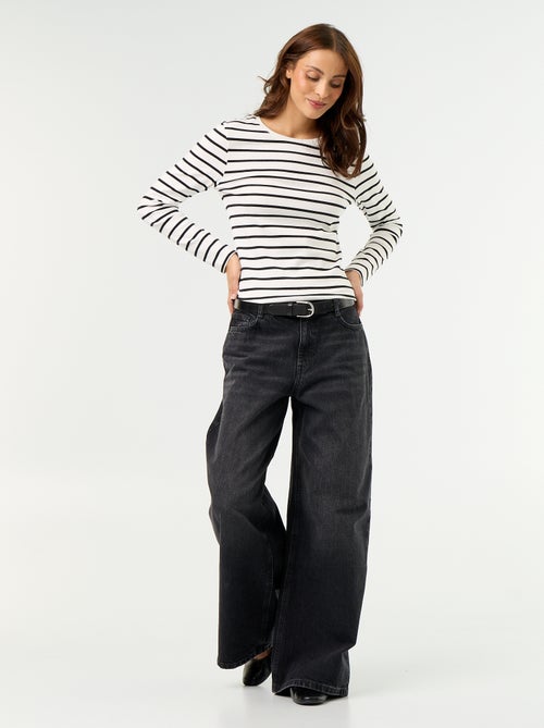 Jeans wide leg / taglio ampio - Kiabi Jeans wide leg / taglio ampio - Kiabi