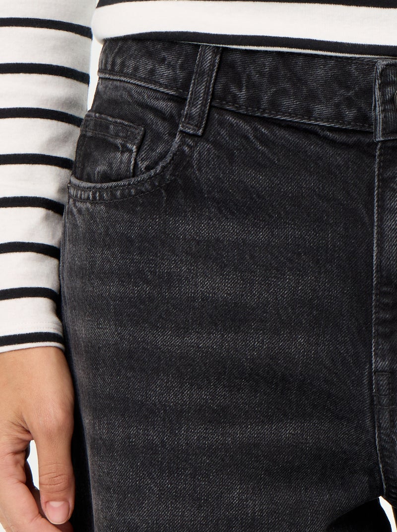 Jeans wide leg / taglio ampio Nero - Kiabi