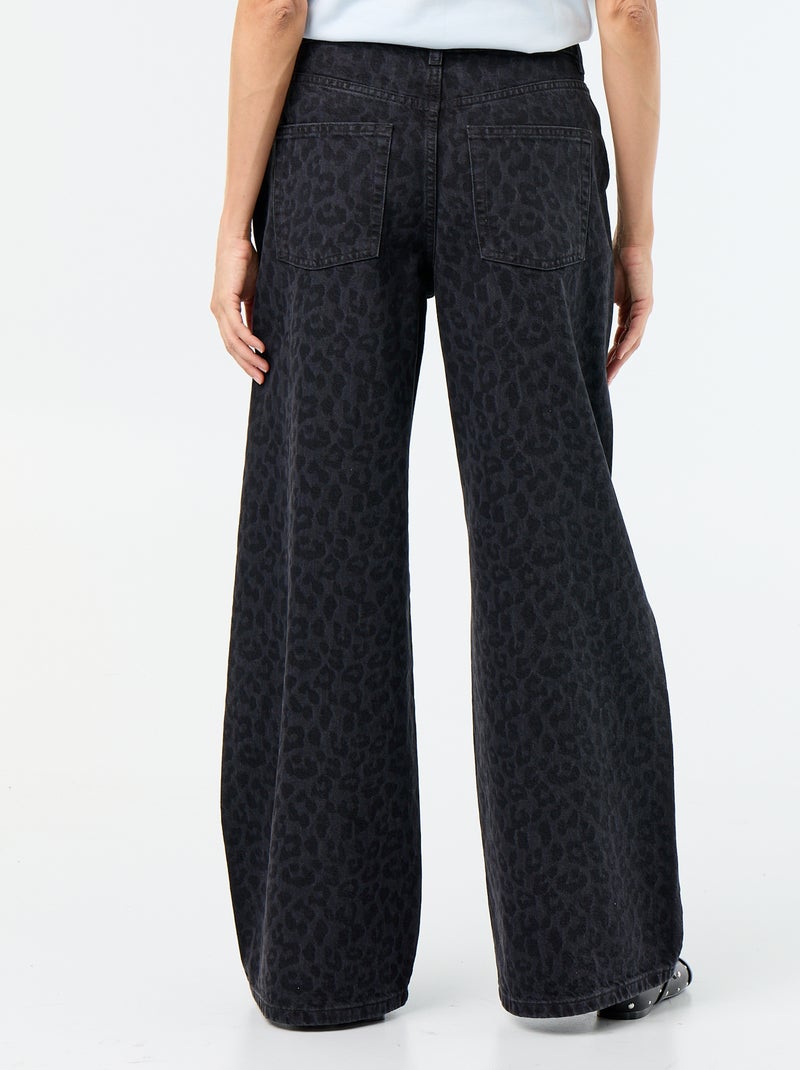 Jeans wide leg / taglio ampio Nero - Kiabi
