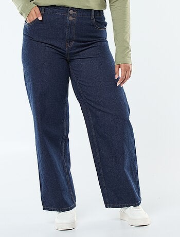 Jeans wide leg / taglio largo e vita elasticizzata