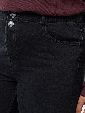 Jeans wide leg / taglio largo e vita elasticizzata