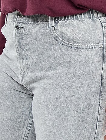 Jeans wide leg / taglio largo e vita elasticizzata
