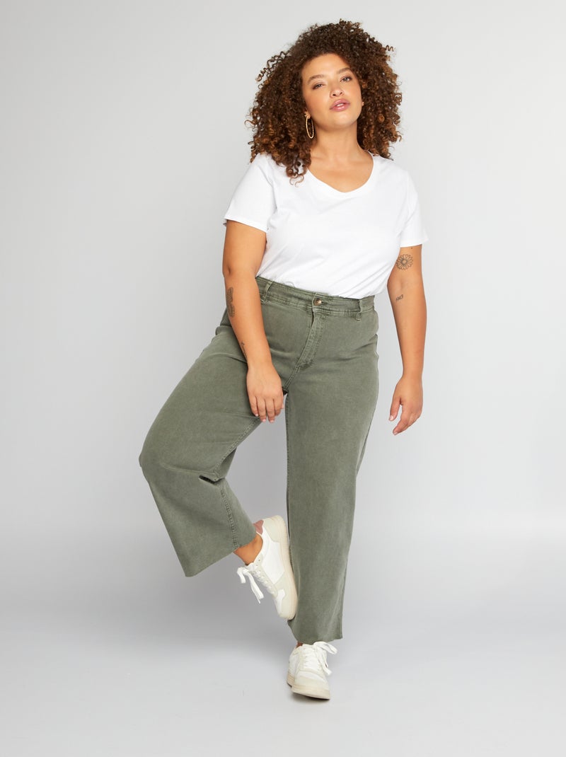 Jeans wide leg/larghi VERDE - Kiabi