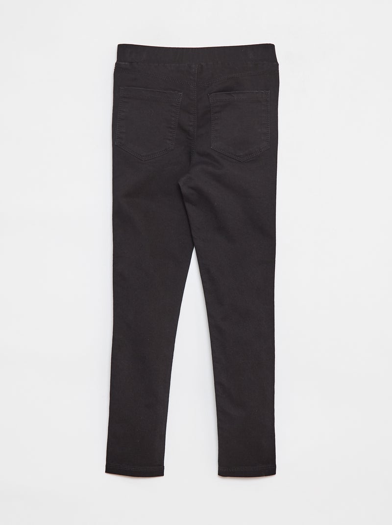 Jegging tinta unita Nero - Kiabi