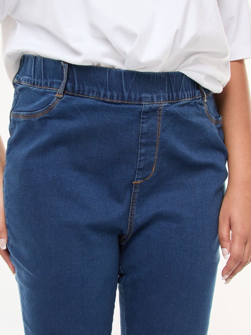 Jeggings a vita alta regular stretch BLU - Kiabi