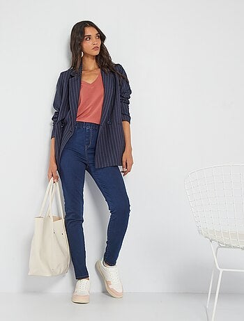 Jeggings a vita alta stretch