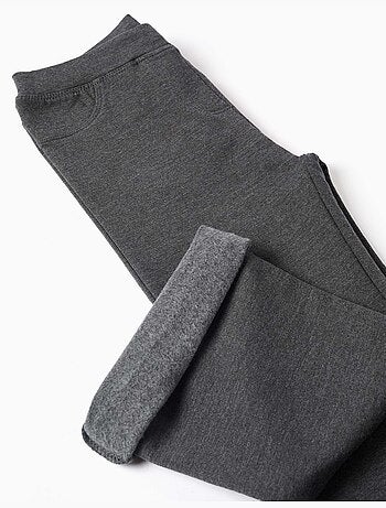 Jeggings a zampa spazzolato