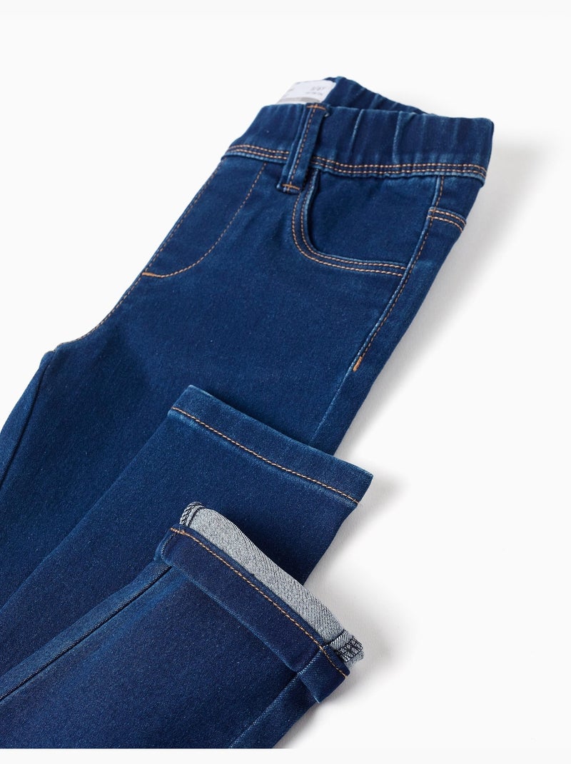 Jeggings con 4 tasche Blu scuro - Kiabi