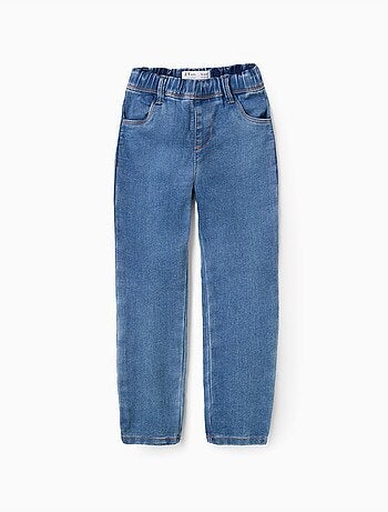 Jeggings in denim con vita regolabile