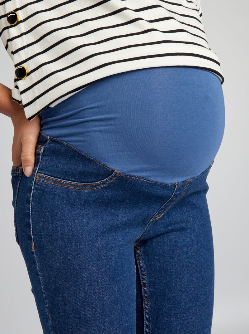 Jeggings premaman con fascia BLU - Kiabi