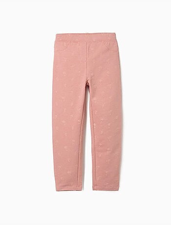 Jeggings skinny con effetto spazzolato con stampa floreale