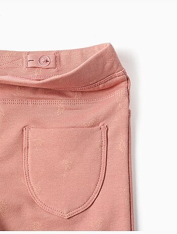 Jeggings skinny con effetto spazzolato con stampa floreale