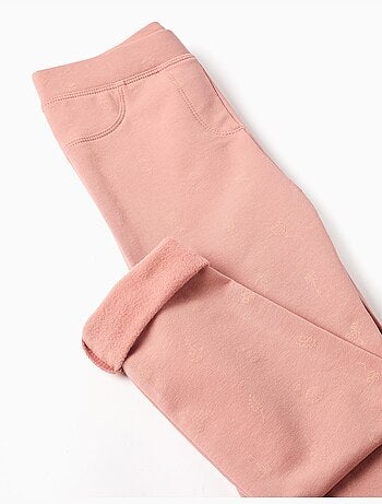 Jeggings skinny con effetto spazzolato con stampa floreale