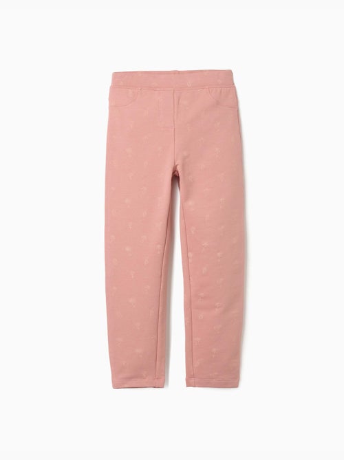 Jeggings skinny con effetto spazzolato con stampa floreale - Kiabi