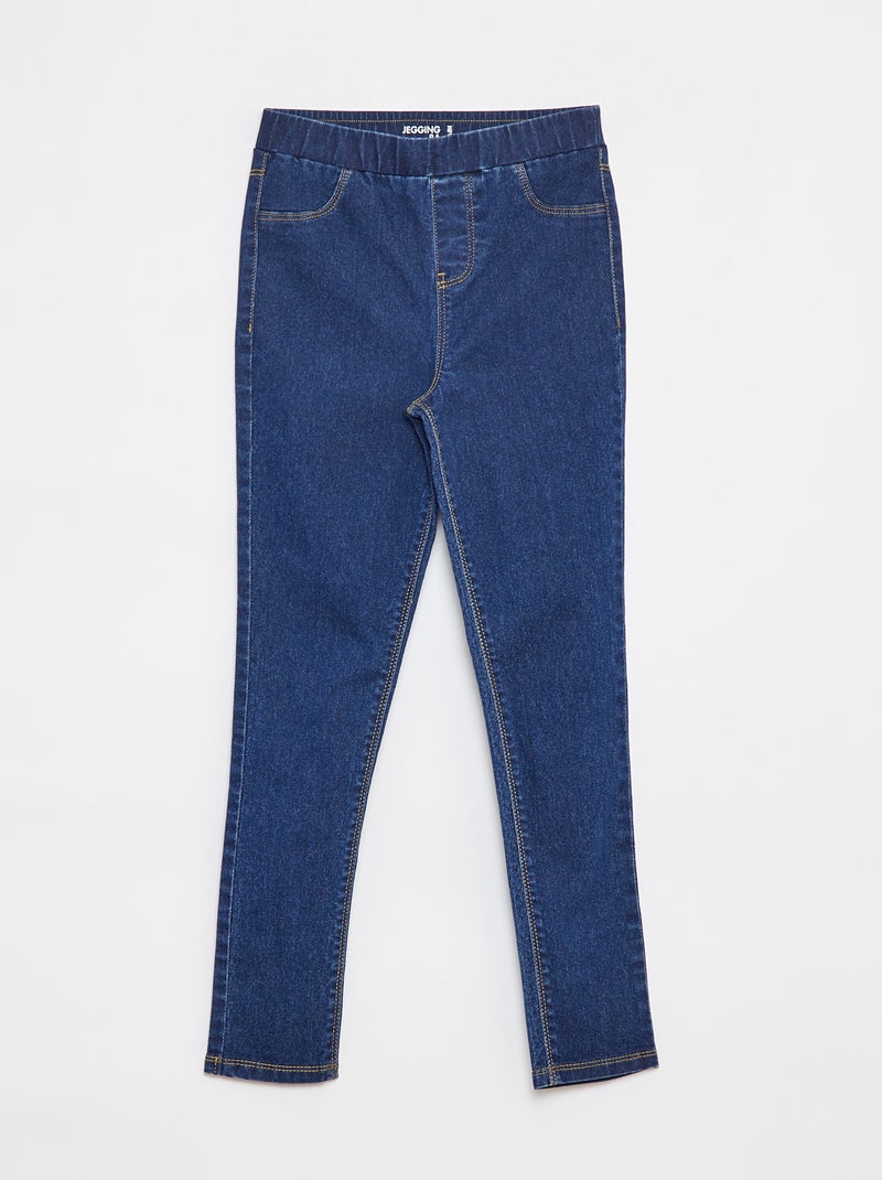 Jeggings tinta unita Blu - Kiabi