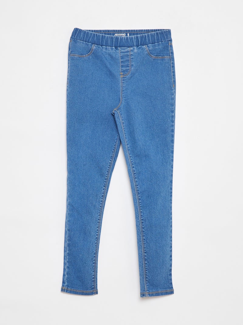 Jeggings tinta unita Blu - Kiabi