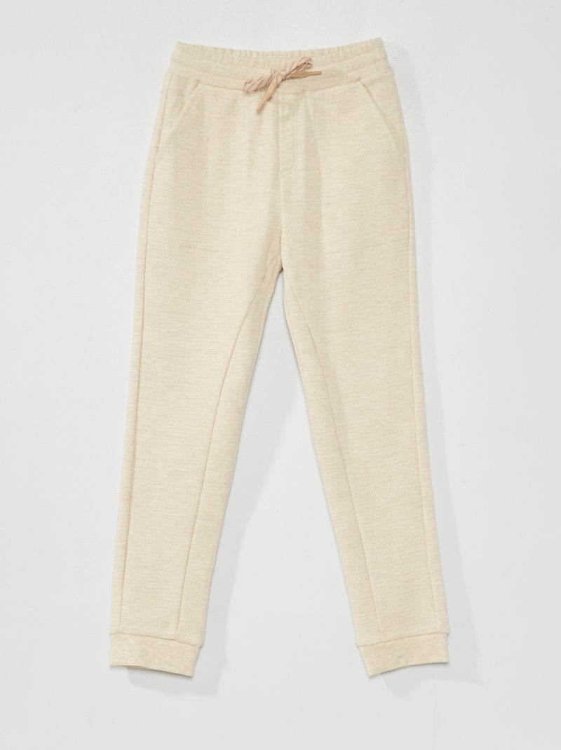 Joggers - Taglio più confortevole BEIGE - Kiabi