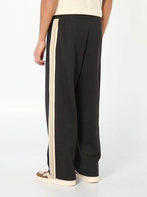 Joggers a gamba larga con banda decorativa - Kiabi