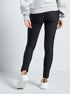 Ragazza 10-18 anni - Joggers a righe in maglia punto milano - Kiabi