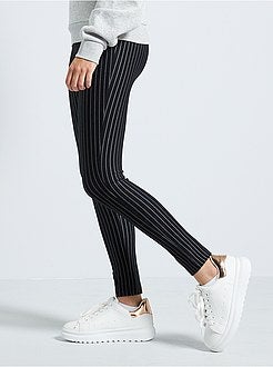 Ragazza 10-18 anni - Joggers a righe in maglia punto milano - Kiabi