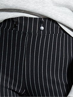 Ragazza 10-18 anni - Joggers a righe in maglia punto milano - Kiabi