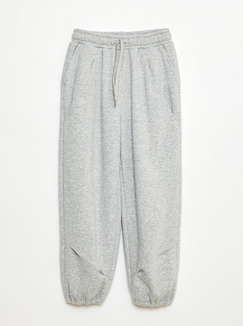 Joggers ampi in cotone tinta unita - Kiabi