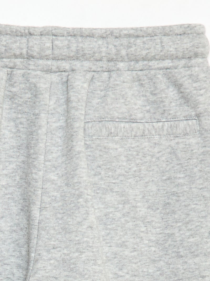 Joggers ampi in cotone tinta unita Grigio - Kiabi