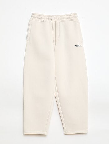 Joggers ampi in felpa