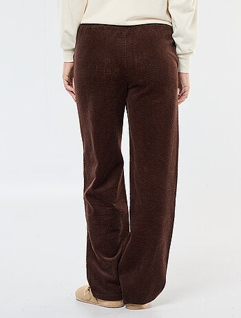Joggers ampi in velluto a coste