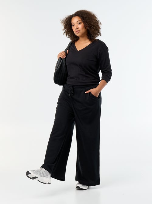 Joggers ampi tinta unita - Kiabi Joggers ampi tinta unita - Kiabi