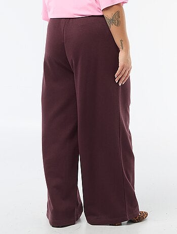 Joggers ampi tinta unita