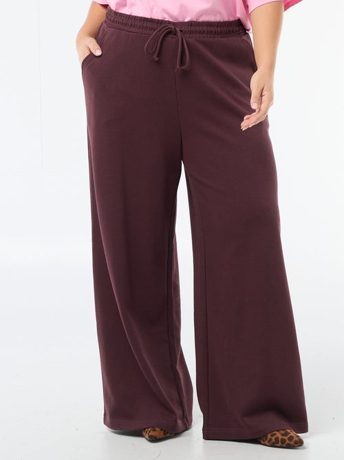 Joggers ampi tinta unita - Kiabi