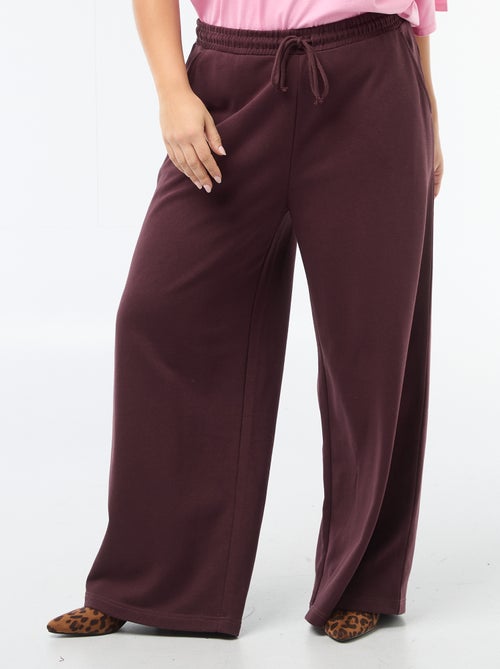 Joggers ampi tinta unita - Kiabi