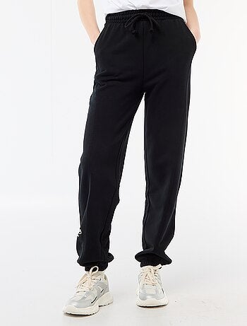 Joggers barrel in cotone tinta unita