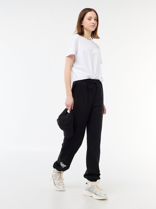 Joggers barrel in cotone tinta unita - Kiabi