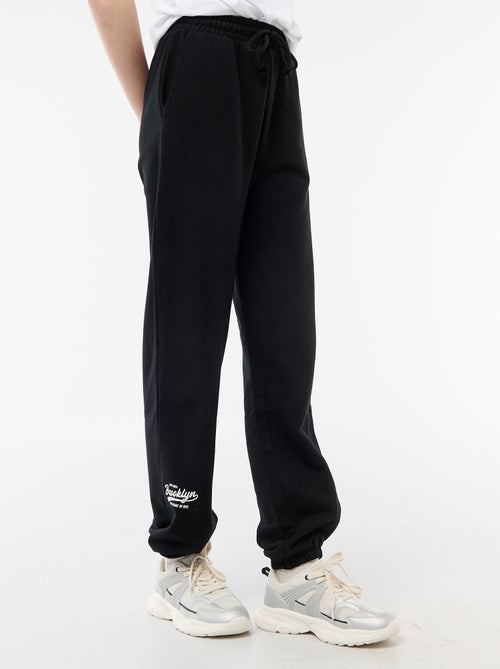 Joggers barrel in cotone tinta unita - Kiabi
